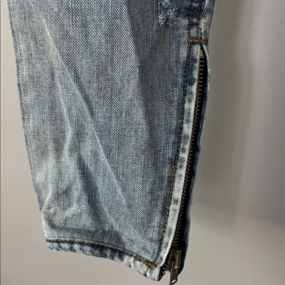 Fear of God x Fourth Collection Selvedge Indigo Distressed Jeans size 30x32 - Picture 5 of 14